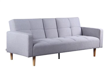 Svartur dúkur svefnsófi